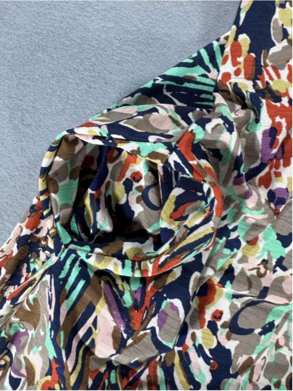 Shop The Mint Floral Print Dress Size Small with Pockets - Picture 6 of 15
